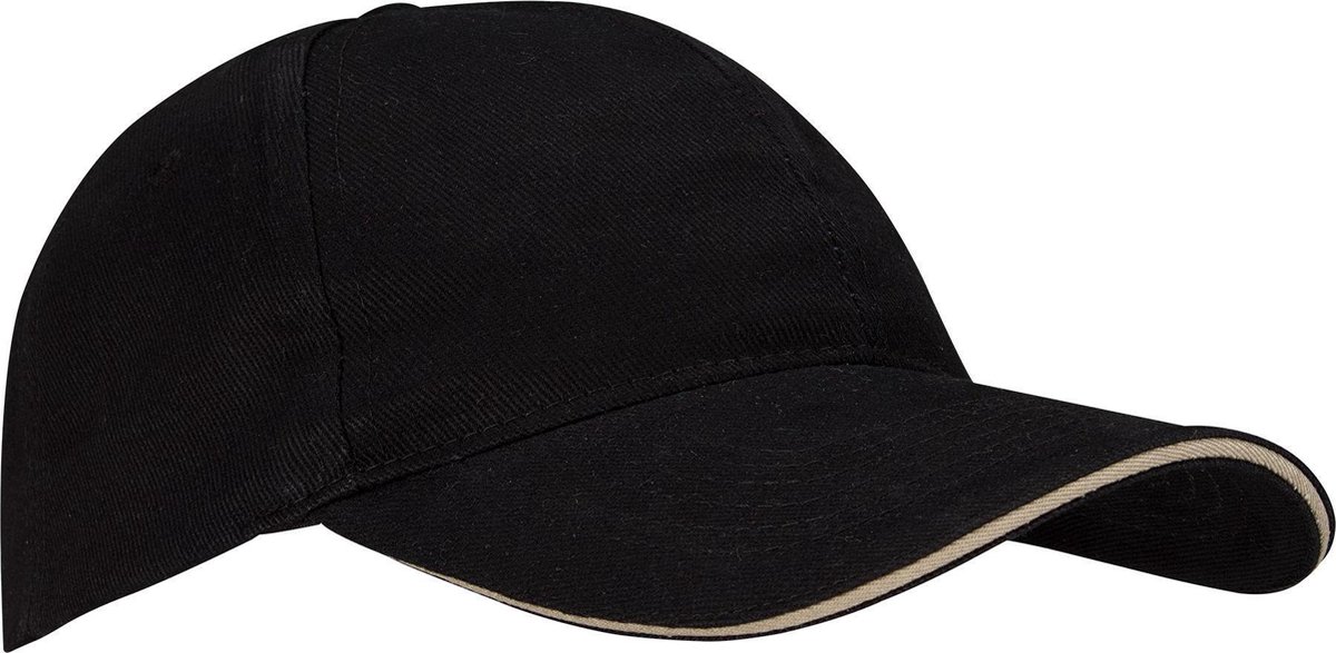 New Port Baseballcap Senior - Sandwich - Zwart/Zand - New Port