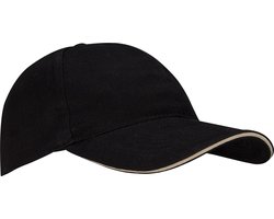 New Port Baseballcap Senior - Sandwich - Zwart/Zand