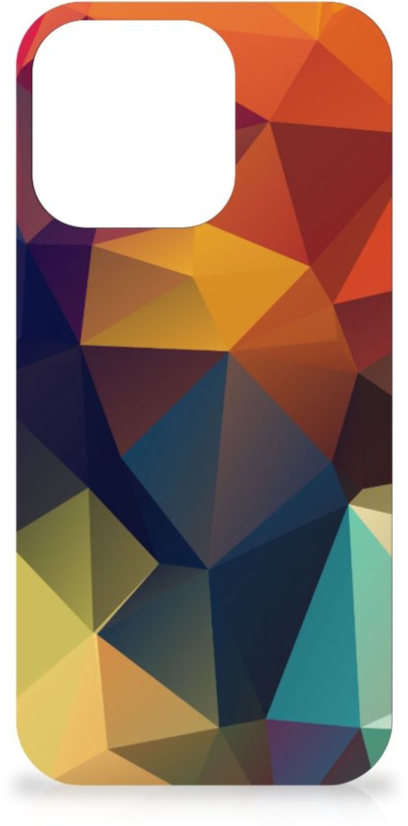 iPhone 16 Pro TPU Hoesje Polygon Color