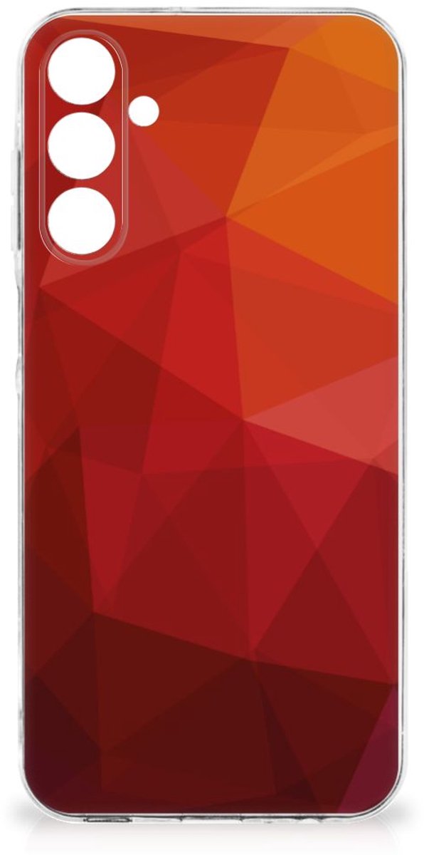 TPU Hoesje voor Samsung Galaxy A16 Polygon Red