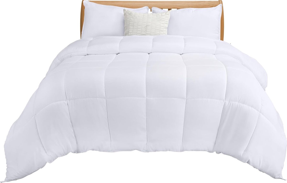 Dekbed 220x240 cm - Microvezel 280 GSM met Hoeklabels - Donzen Alternatief