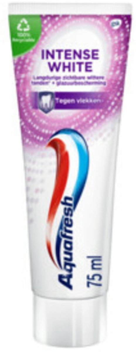 Goedkoopste Aquafresh tandpasta. Intense white 75 ml