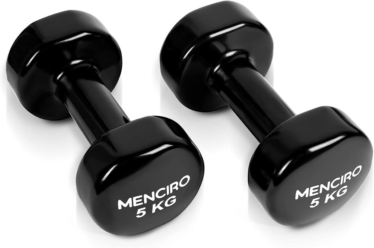Korte Halters Set van 2 voor Thuis en Sportschool - Gewichten van 1 kg tot 5 kg voor Krachttraining