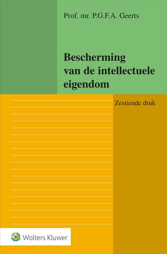 Bescherming van de intellectuele eigendom - cover