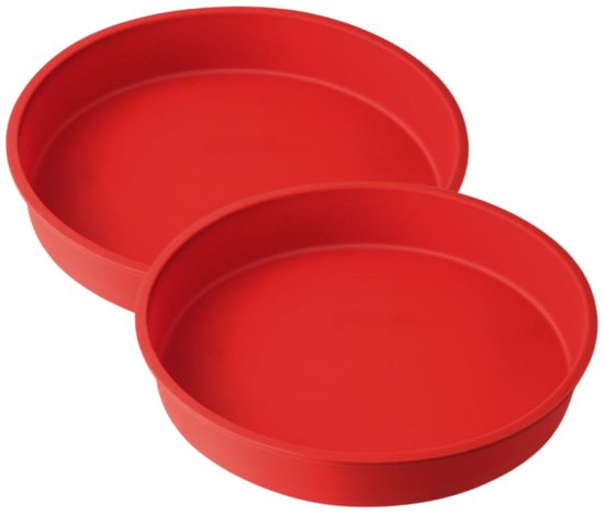 Deux moules à charnière en silicone Dr. Oetker Flexxibel Love de 26 cm
