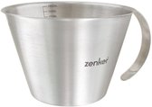 Set de 2 verres doseurs en acier inoxydable 250 ml et 1 litre Zenker
