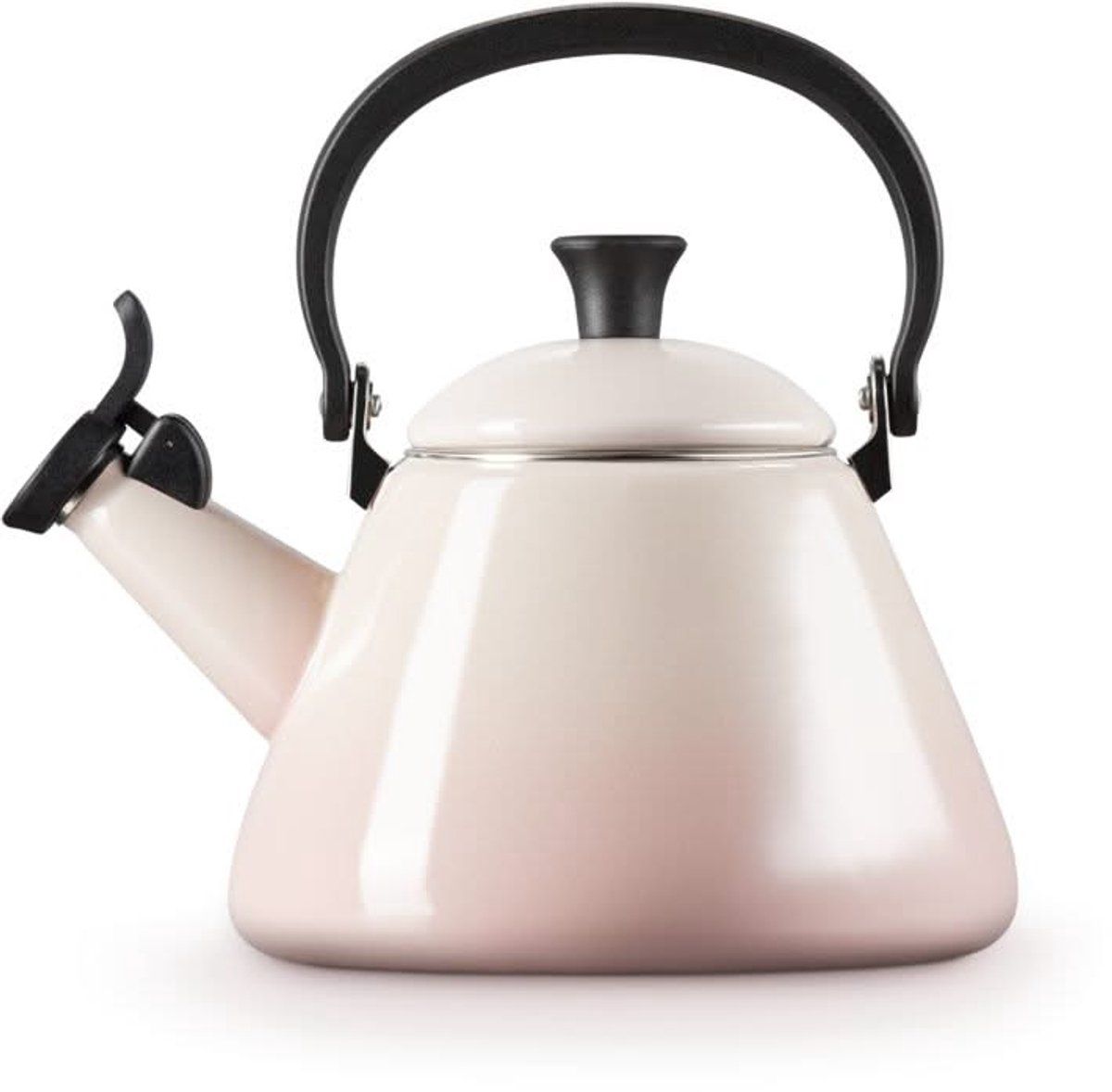 Le Creuset Fluitketel Kone 1,6 Liter Shell Pink