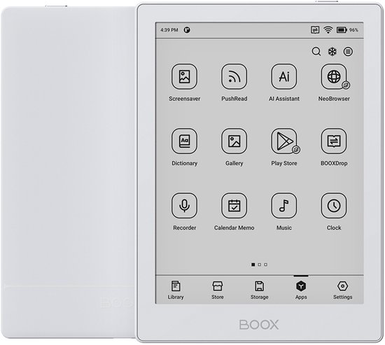 Boox Go 6 - Liseuse 6" à encre électronique - Wit - Android 11, Play Store