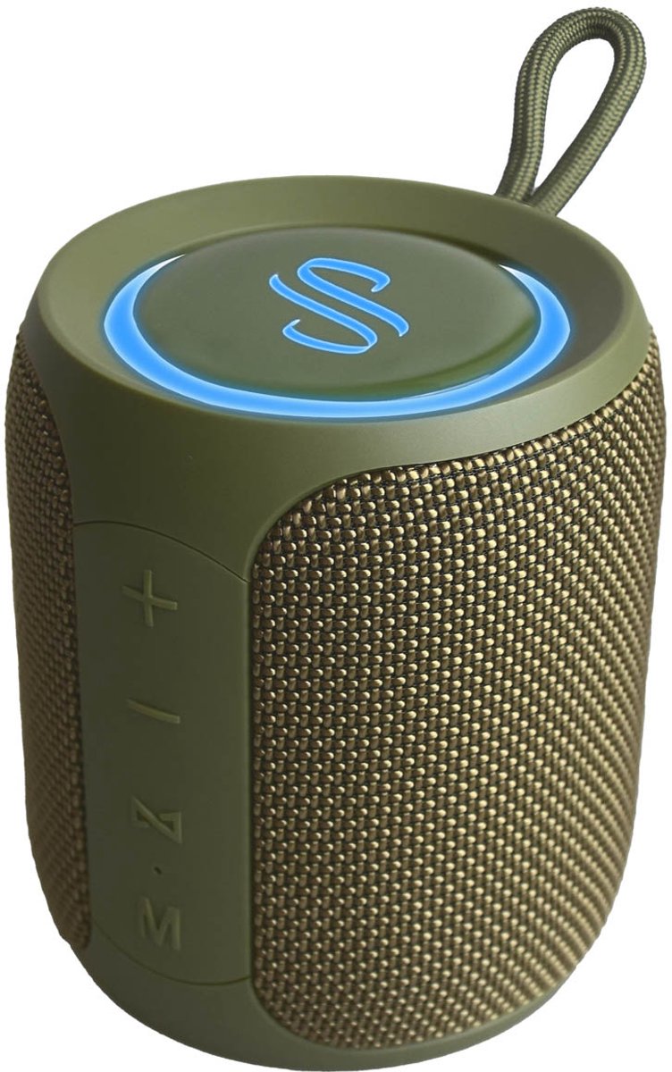 Selencia AquaPlay Bluetooth Speaker - Draadloze speaker - Waterproof - Army Green