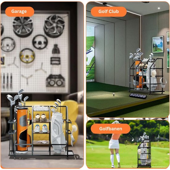 ApexArte® Golftas Standbag - Golf Accessoires - Zwart van ApexArte® — afbeelding 5