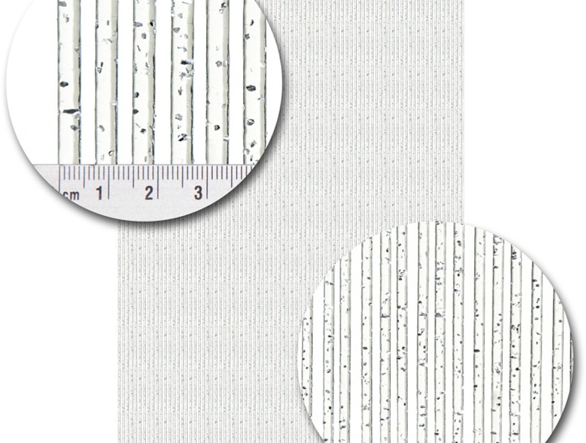 Vliegengordijnenexpert - Vliegengordijn - 92x210 cm - Transparant met Zilvere Glitters
