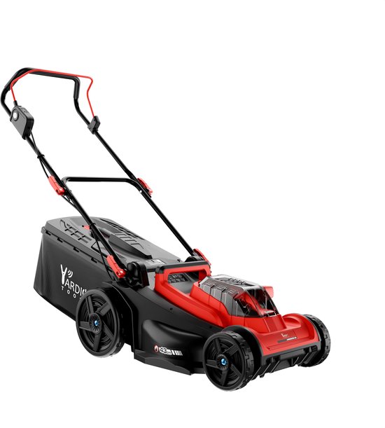 YARDIO Tools® - Grasmaaier Elektrisch - Grasmaaier Accu - Handmaaier - 430mm maaibreedte -42v Zonder Accu en Snellader - Lawnmaster 430 PRO - LawnMaster430NoBat van YAR — afbeelding 5