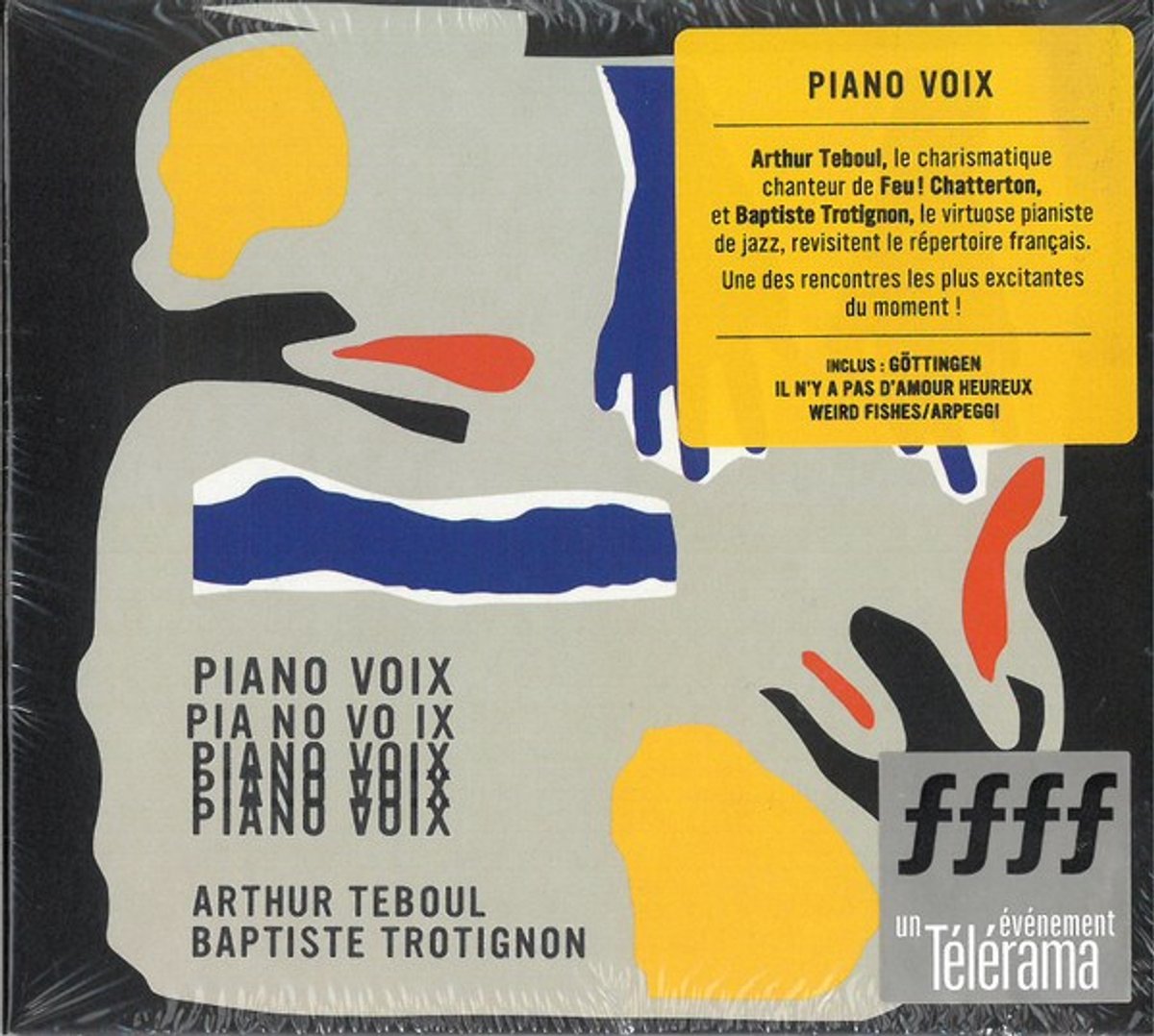 Arthur Teboul & Baptiste Trotignon - Piano Voix (2 LP)