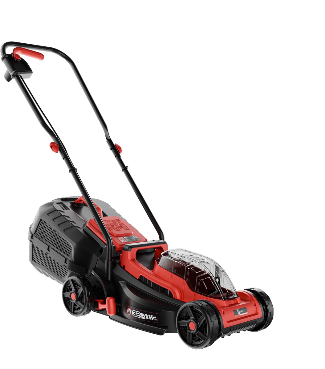 YARDIO Tools® - Grasmaaier Elektrisch - Grasmaaier Accu - Handmaaier - 320mm maaibreedte - 21v incl. 4.0a Accu en Snellader - tot 50m2 - Lawnmaster 320 - LawnMaster320-4.0aBAT – foto 5