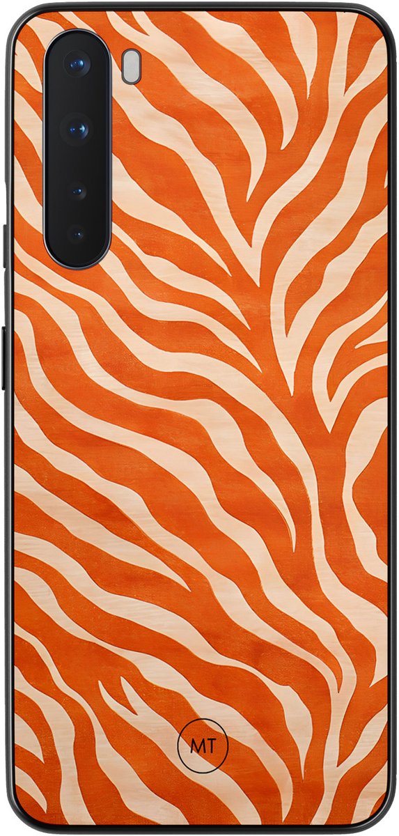 OnePlus Nord hoesje - Zebra oranje