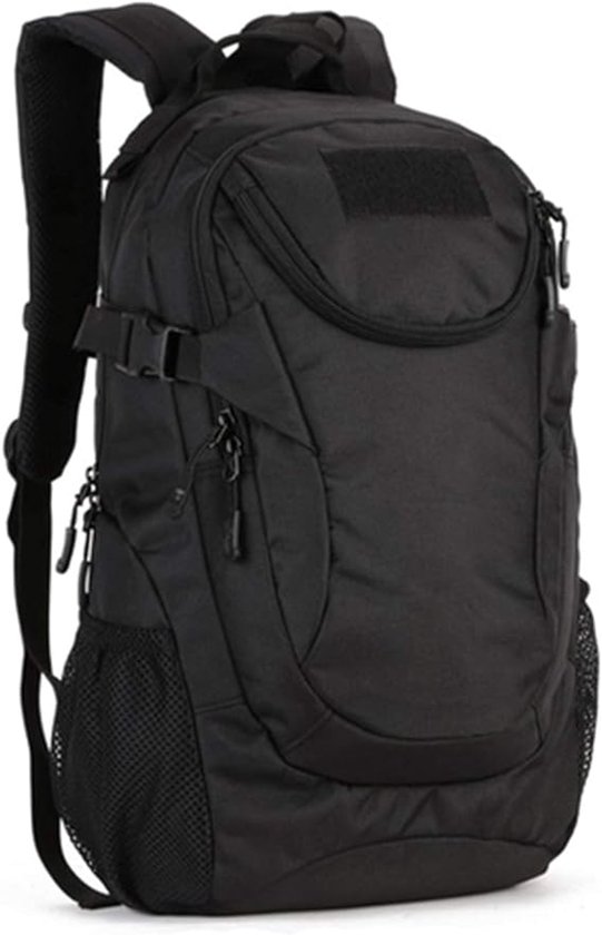 Outplea Kleine wandelrugzak, 25L wandeltas, lichtgewicht rugzak, waterdichte dagrugzak, outdoor dagrugzak voor mannen vrouwen, Zwart, 25L