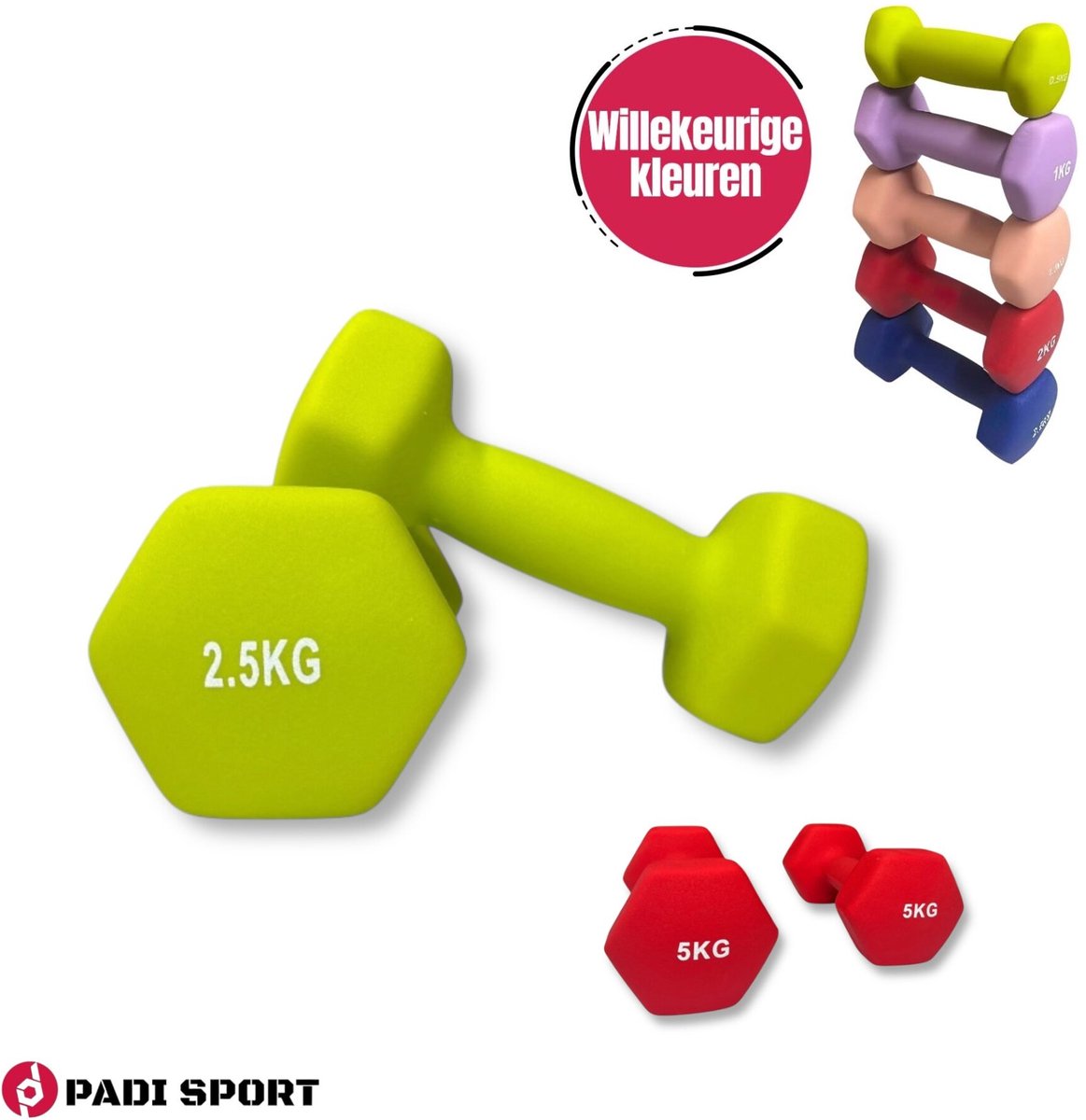 dumbell set 25 en 5 kg - fitness - gewicht - set - 25 + 5 kg - 2x25kg 2x5kg