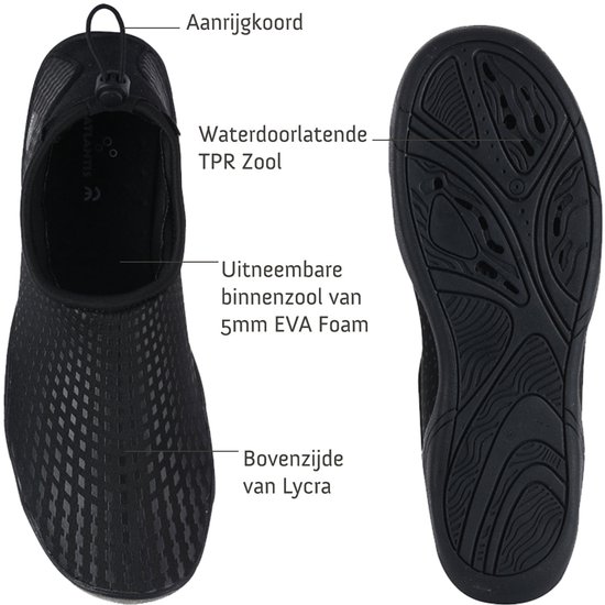 Atlantis Fiji - Chaussures aquatiques - Adultes - Zwart - 36