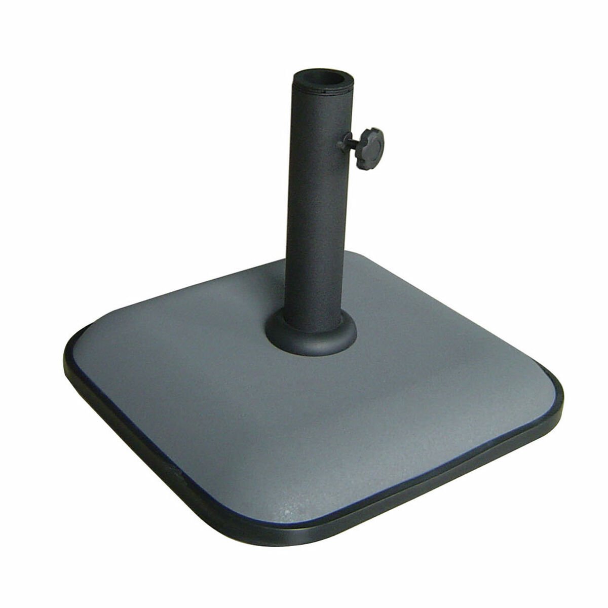 Marbueno Vierkante Parasolvoet Cement 35X35X5,2 cm 11KG Grijs Tuin, Zwembad, Terras