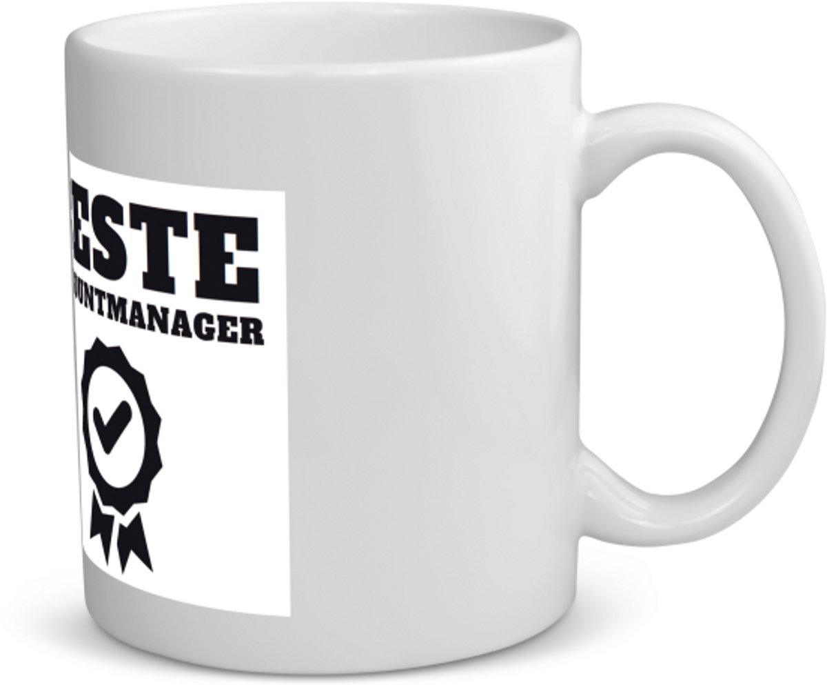 Beste brandweerman Mok met opdruk - beste brandweerman - collega - cadeau - 350 ML inhoud