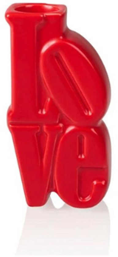 Bougeoir Bitten Amour rouge