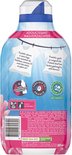 Arrière d'une bouteille de Lenor Fresh Air avec instructions de lavage et ingrédients.
