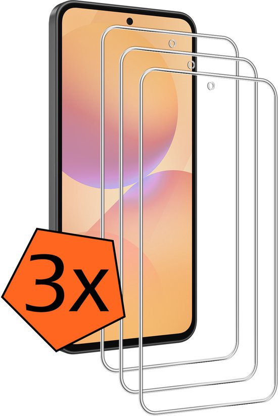 Screenprotector - Geschikt voor Samsung A36 Screenprotector Bescherm Glas Tempered Glass - Screenprotector Geschikt voor Samsung Galaxy A36 Screen Protector - 3 PACK
