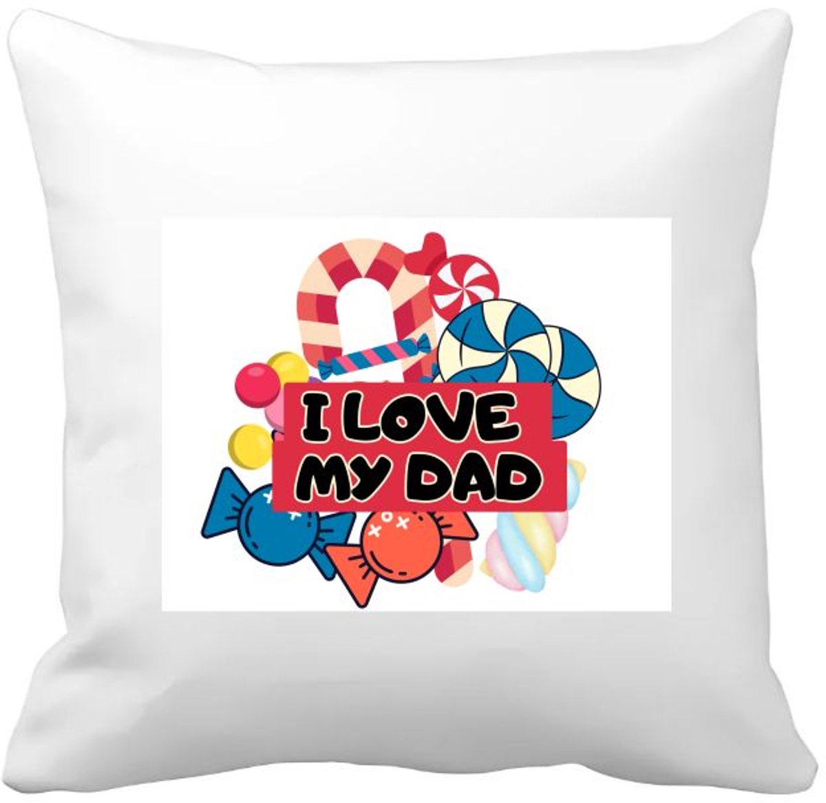 Akyol papa cadeau - Kussen hoes - 420 - met opdruk - papa - vader cadeau - met opdruk - vader cadeau - vader cadeautjes - vaderdag cadeau - vader cadeautjes verjaardag - liefste papa - papa - leuk kado om te geven - 40 bij 40 cm Multicolor