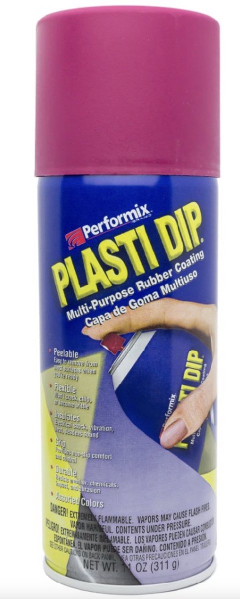 Plasti Dip Spray Fierce Pink 325 ml – Flexibele Rubber Coating – Voor Auto, Velgen & DIY