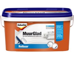 Alabastine Muurglad - Rolbaar - 10L