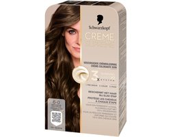 Schwarzkopf - CREME SUPREME 6-0 - Haarkleuring - Natuurlijk Lichtbruin - Permanente Haarverf - Beschermt en Versterkt - Grijsdekking - 245g