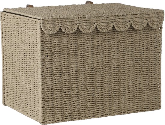 Vertbaudet Panier de rangement XL malle en corde de papier FESTON