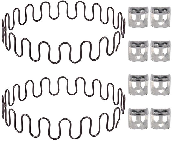 COSTWAY Lot de 20 Ressorts pour Trampoline Jardin 140mm Spirale en Acier Galvanisé avec Outil de Traction en T Conception Recourbée - Jeux - Jouets