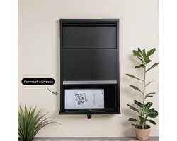 Pakketbox - Pakketbrievenbus - Vrijstaand - Brievenbus Hangend - Post & Pakketten - Zwart