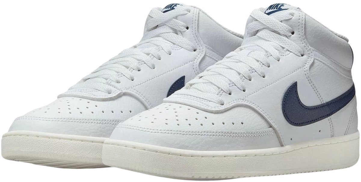 Nike Court Vision Mid wit - donkerblauw