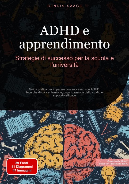 ADHD e apprendimento: Strategie di successo per la scuola e  ... - cover