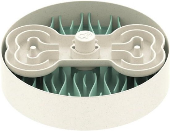 Hondenspeeltje, 14,5 x 5,5 cm, likbowl voor honden, PP nat voer, lik