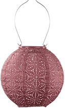 Lumiz Solar Tuinverlichting - Tuinverlichting op zonne energie - Buitenlampjes - Tuinverlichting op zonneenergie - Buitenverlichting - Buitenlamp - Decoratie - Sashiko Rond - 20 cm - Koper