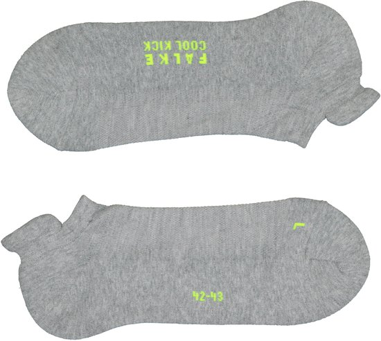 FALKE Cool Kick Anatomical Plush Sole Functional Yarn Chaussettes Unisexe Gris - Taille 39-41