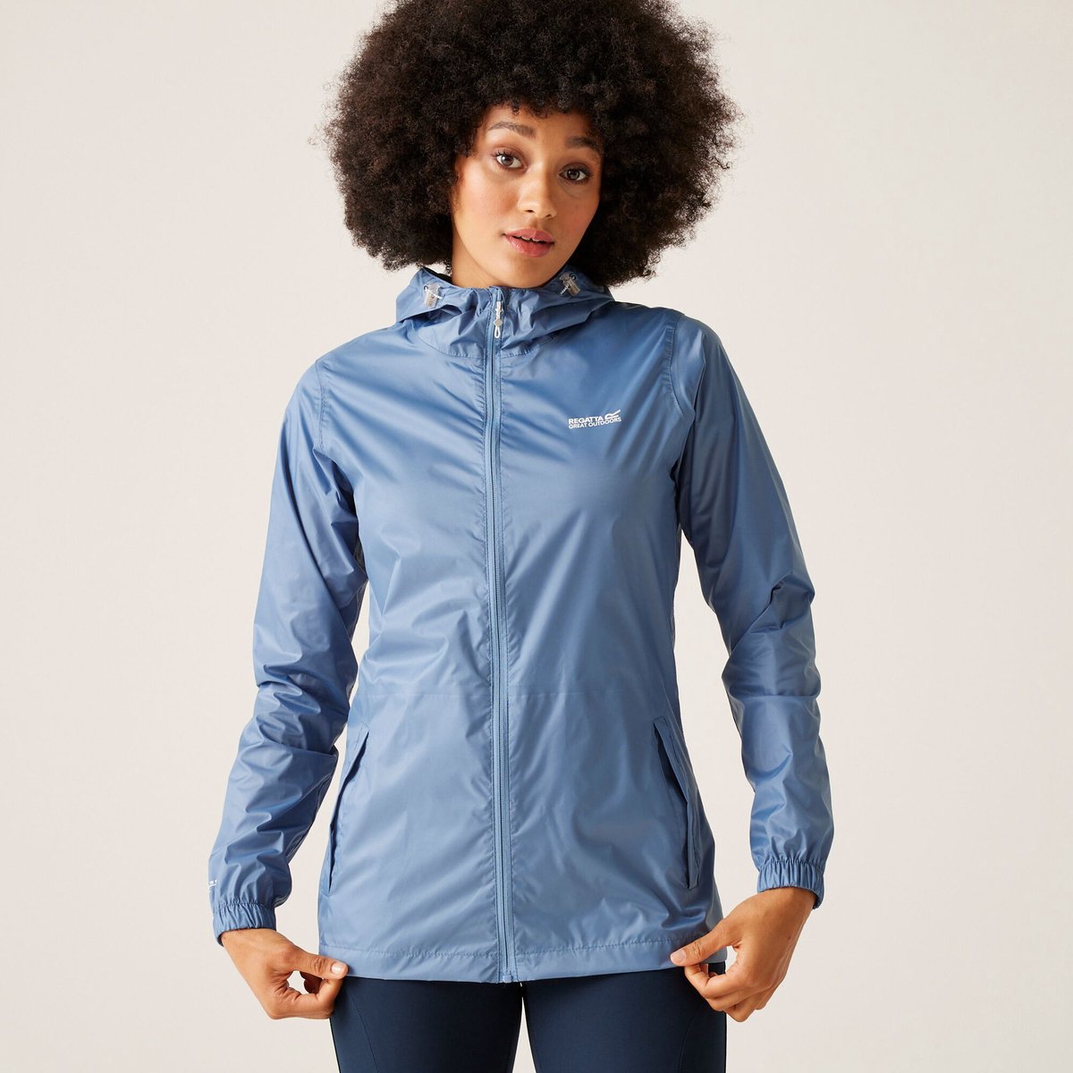 De Pack-It Jacket III compacte waterdichte wandeljas voor dames Blauw