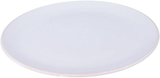Enza Fasano - Sous-Assiette Pizzolato Bianco 31,5cm - Sous- Sets de table