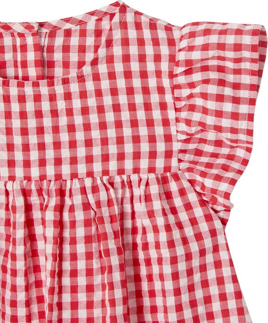 Vertbaudet Blouse imprimée fille manches courtes à volants