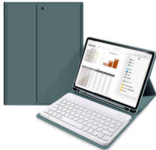 Clavier Rotative Pour Ipad Air 11 (M3/M2) 2025,Coque Magnétique Détachable Avec Clavier Pour Clavier Rotative Pour Ipad Air 11 (M3/M2) 2025,Coque Magnétique Détachable Avec Clavier Pour