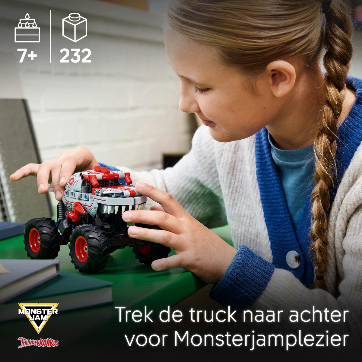 LEGO Technic Monster Jam™ ThunderROARus™ pull-back truck - 42200 — afbeelding 6