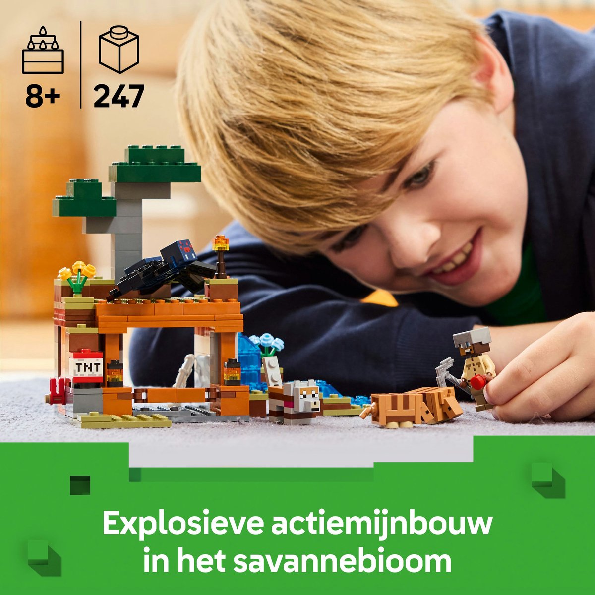 LEGO Minecraft De gordeldieren bij de mijn - 21269 — cadeau in Spellen & Speelgoed - foto 3