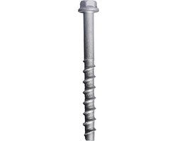 Wovar Betonschroeven Verzinkt M10 x 120 mm Zeskantkop SW15 | Doos a 25 stuks