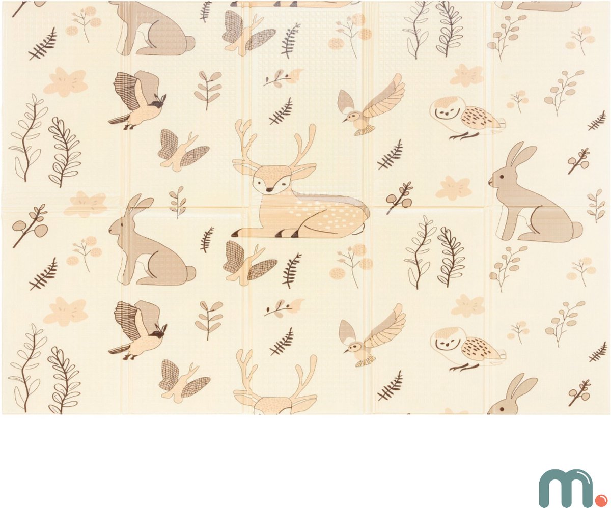 Schuimmat voor Baby's, Dubbelzijdige Opvouwbare Mat Groot 180 x 120 x 1 cm, Boho-stijl Mat voor Kinderkamer, XPE Schuimmat voor Baby — afbeelding 6