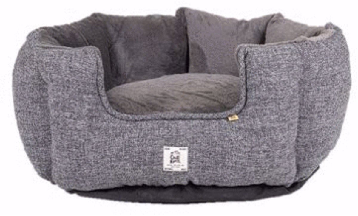 Dgs Hondenbed Rond Grijs - Hondenmatras - S