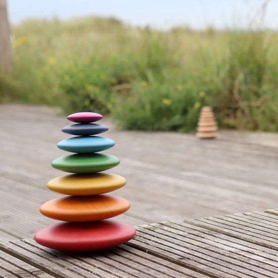 TickiT REGENBOOG HOUTEN KNOPEN van TickiT — afbeelding 2