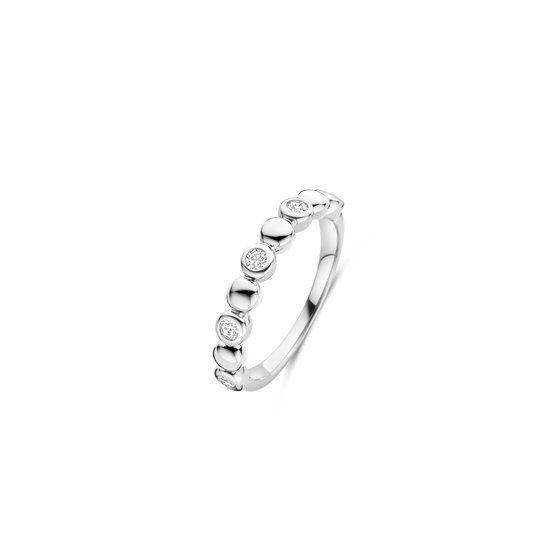 Ring femme TI SENTO - Argent 925 - Zircone blanche - Taille 16,00 mm / taille 50 - 12365ZI